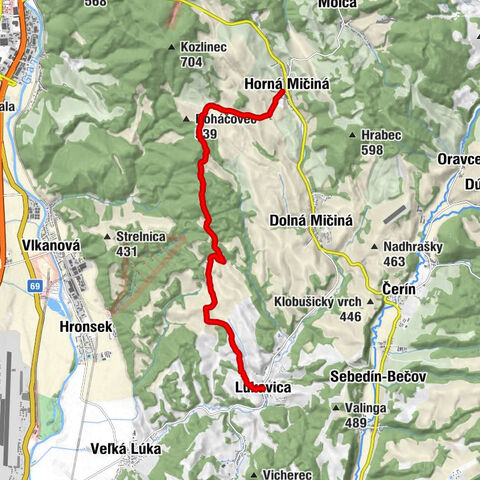 Horná Mičiná - Lukavica