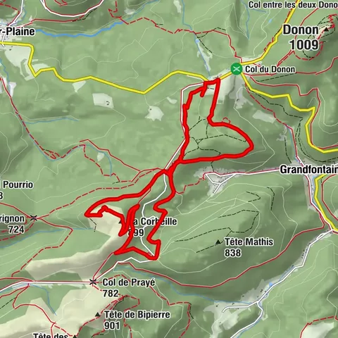 Hiking circuit D04: Southern fortified positions of Donon