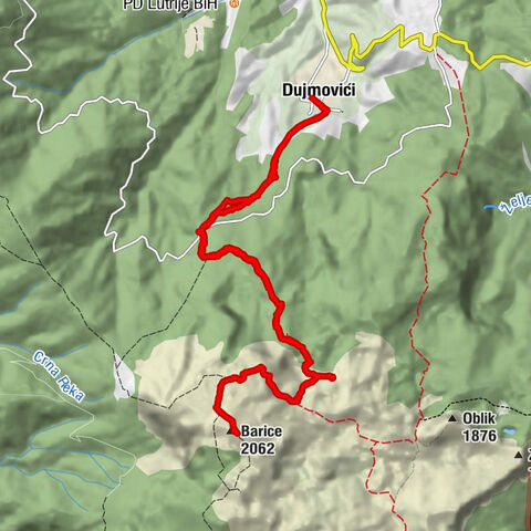 Treskavica/ dujmovici-barice