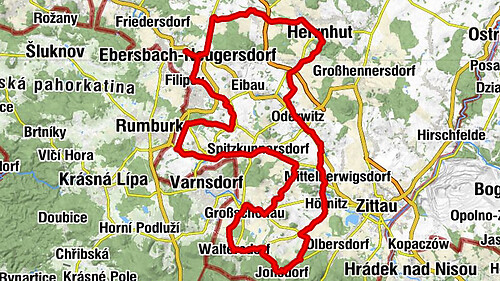 Deutsche Fachwerkstraße - Oberlausitzer Umgebindehausstraße