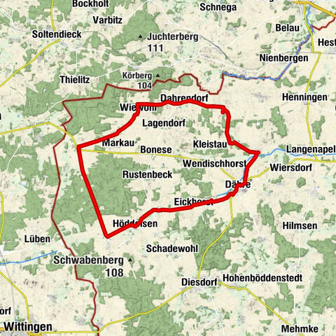 K & K route: Cake & Churches in northwest Altmark