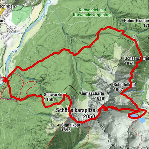 Schöttelkarspitze (Rundtour)