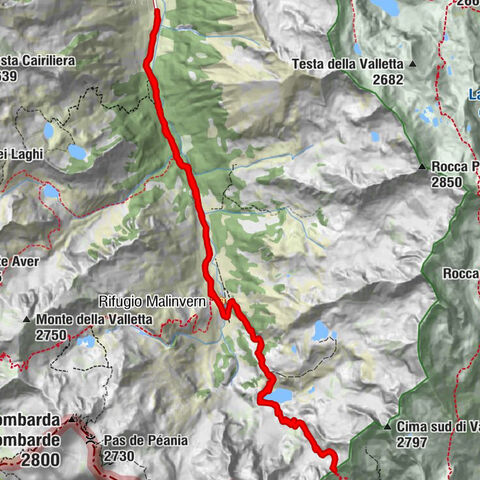 Durch das Valle di rio freddo