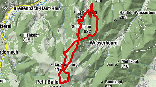 Petit Ballon circuit de dénivelé