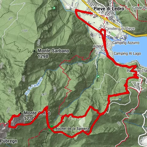 Monte Corno: the balcony above Lake Ledro