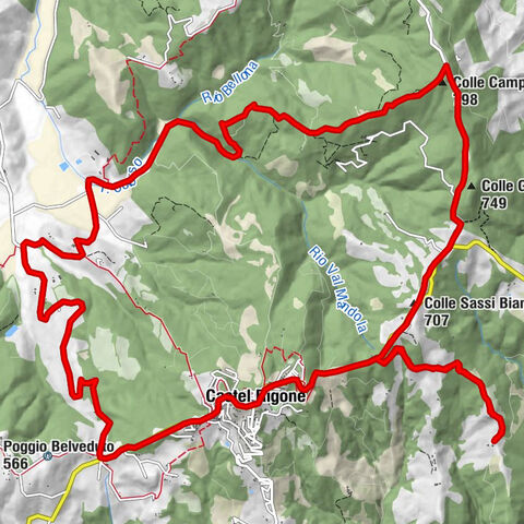 La Rogaia 2 - Colle campana - Torre fiume - Rogaia, Italien