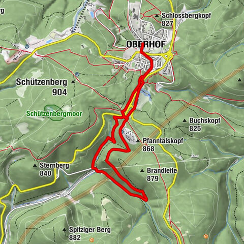 Circular hike to Bärenstein & Pfanntalsteich