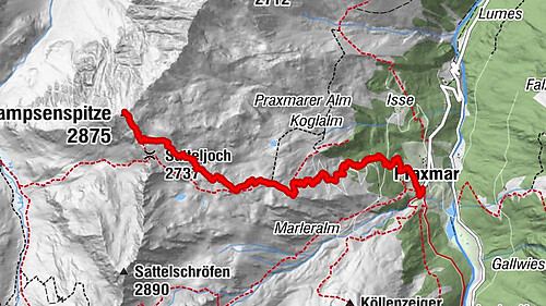 Lampsenspitze, Sellrain, Tirol
