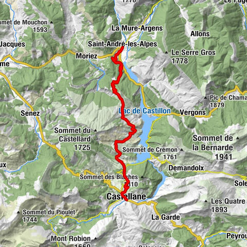 008 TransVerdon Section - From Saint-André-les-Alpes to Castellane