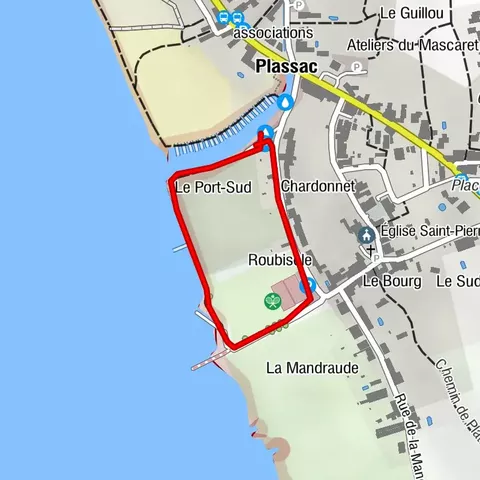 Balade à roulettes : Le port de Plassac - Impraticable