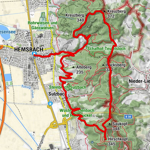 Hike to the pilgrimage site Kreuzberg