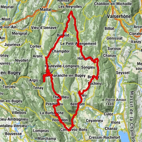 Cycling route: Du col du Ballon à la Combe de Léchaud