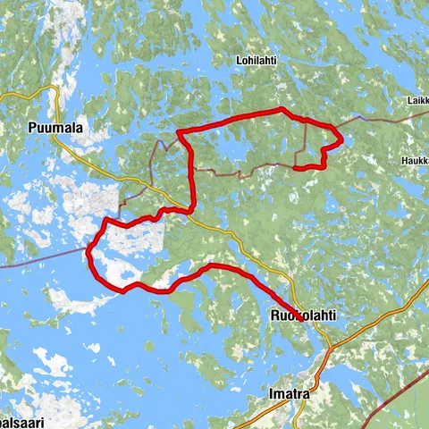 Ruokolahti canoeing route