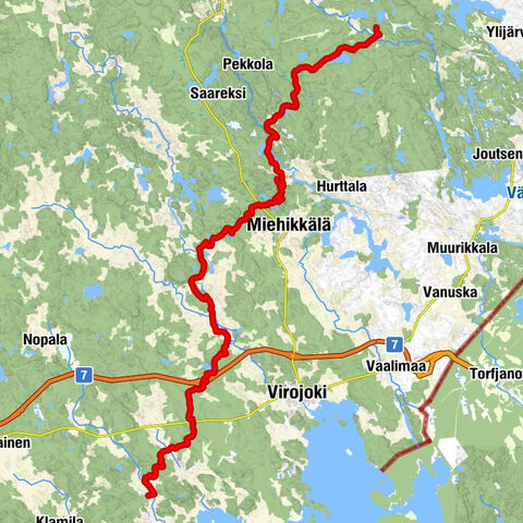Salpapolku, Miehikkälä-Virolahti