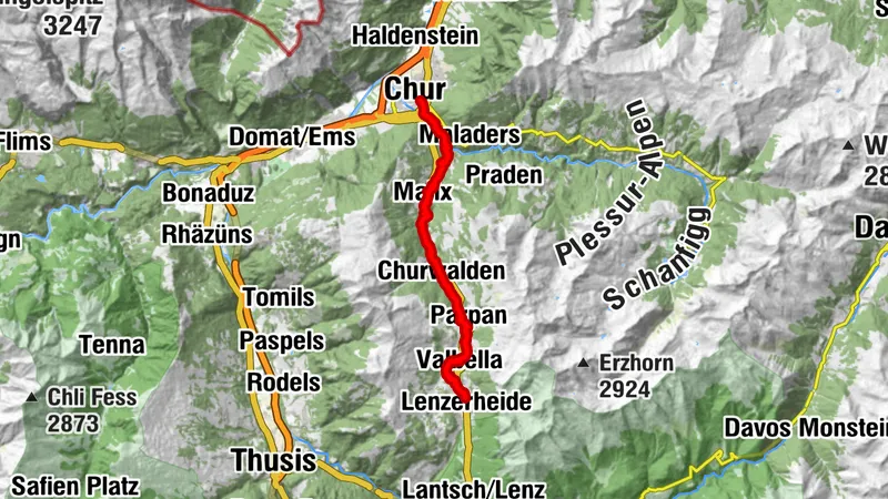 64.01 Via Sett stage 1: Chur - Lenzerheide