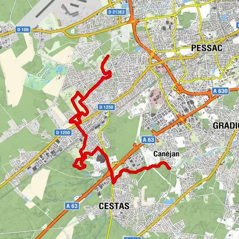 Parcours des Graves - Parcours Rouge