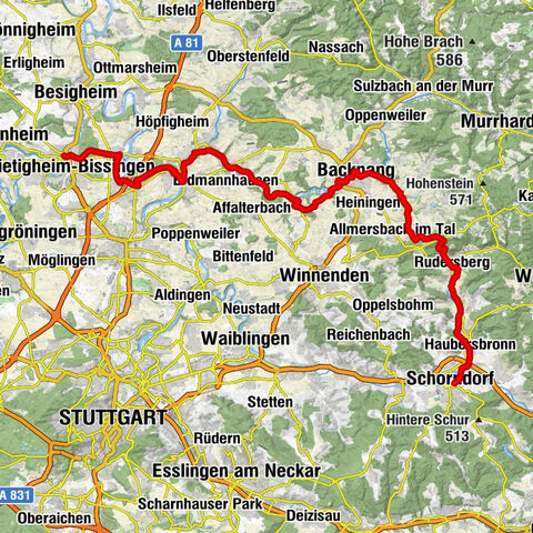 German Half-Timbered Road: Bietigheim-Bissingen – Schorndorf