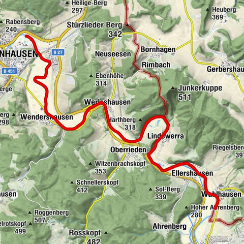 Werra Water Hiking 11: Wahlhausen - Witzenhausen