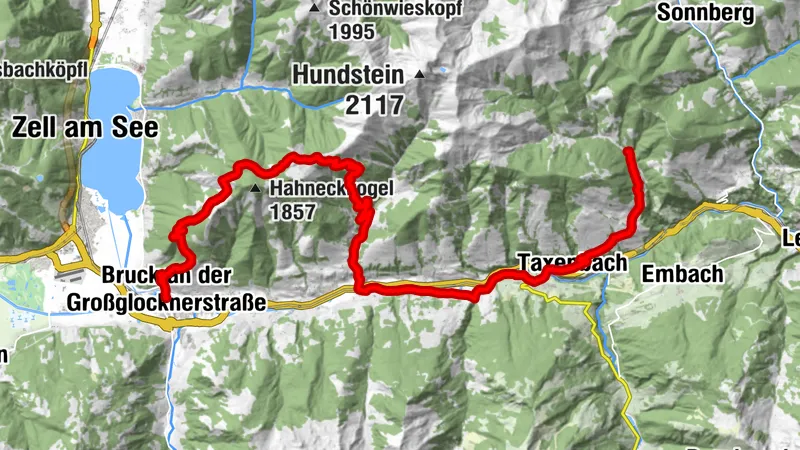 HOHE TAUERN PANORAMA TRAIL | ET12: Alternative route Hundstein | Bruck on Großglocknerstraße–Taxenbach