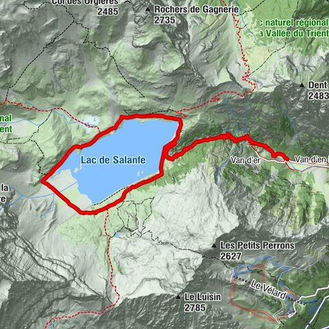 Sentier de Salanfe