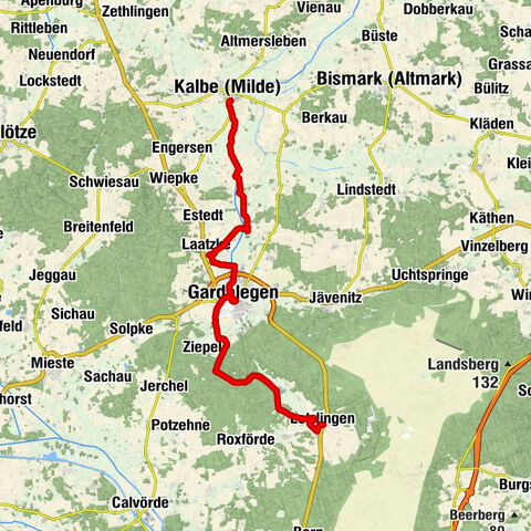 The Altmark Reformation Bike Route - Stage Tour