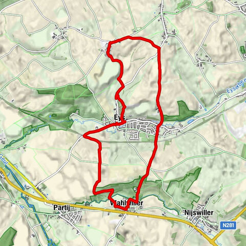 Route des Vins Wahlwiller-Eys, Limburg/Nederland