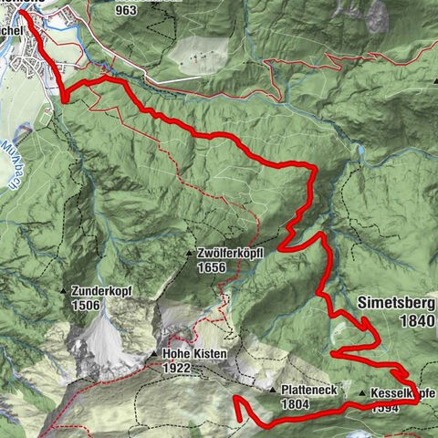 Zur Kuhalm im Estergebirge