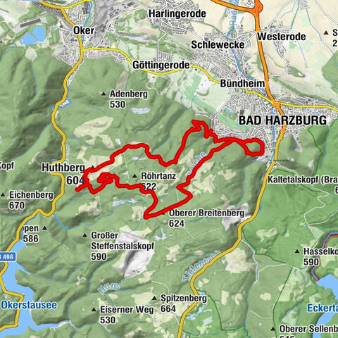 Kästeklippentour von Bad Harzburg über den Elfenstein