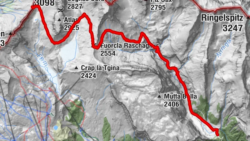 SEGNES TREK - Etappe 3: Bargis - Segnespass