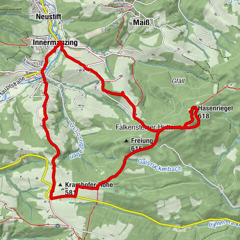 INNERMANZING Schoderleh Falkensteiner Htt. Hasenriegel Forsthof Edhof ret. 20230114