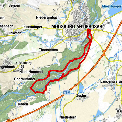 Isar - Oberhummel, Moosburg