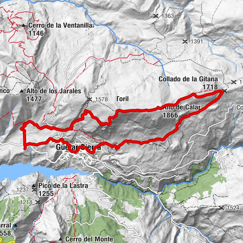 Rundwanderung Güejar de Sierra-Alto de Celar