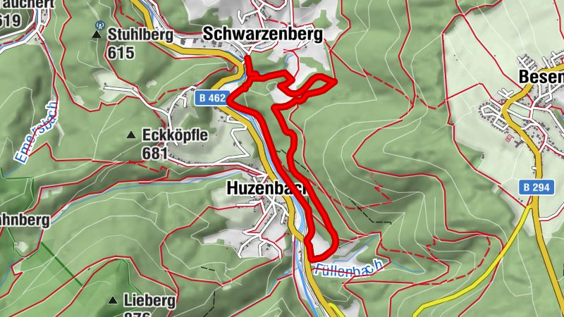 NW Tour 11 - Richtung Huzenbach