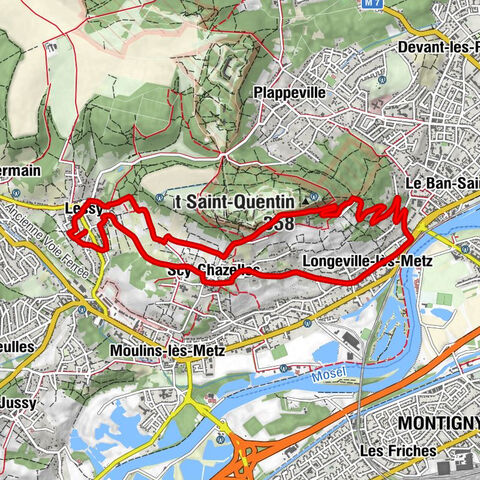Lessy - Metz - Mont Saint-Quentin