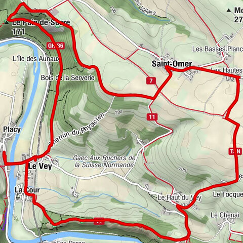 La Petite Suisse - Clécy - Le Moulin du Vey - Le Pain de Sucre