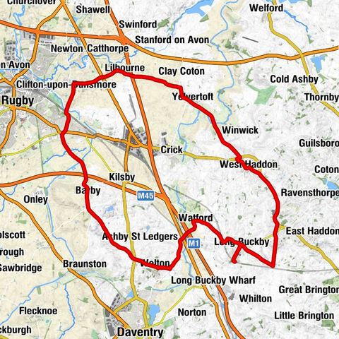 Long Buckby - West Haddon Baptist Church - All Saints' Church - Ashby Grange Hill