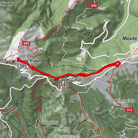 da Miet - Castel Cesil - Monte Palon - I Brendai