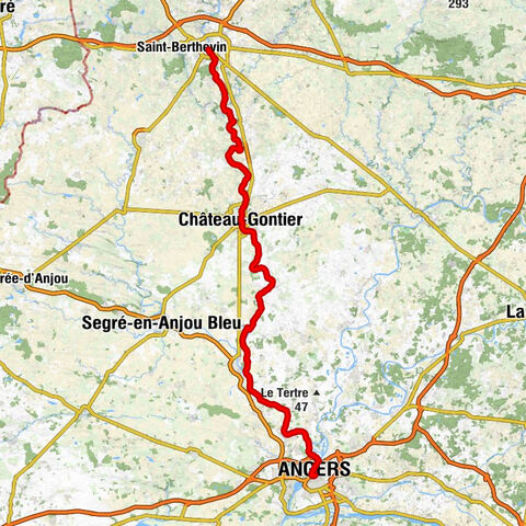 The Vélo Francette from Laval to Angers