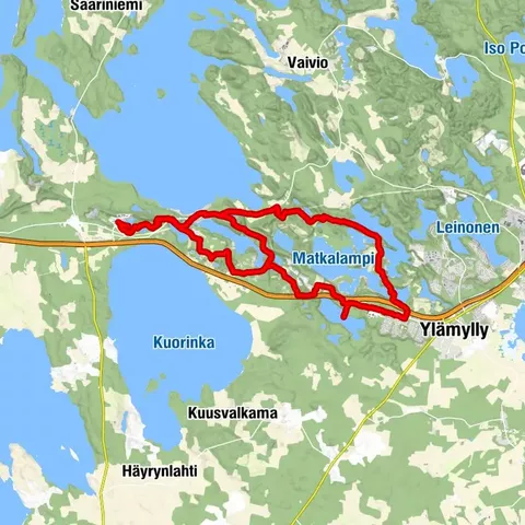 Liperin Kinttupolut (the easiest trails accessed from Kaprakka)
