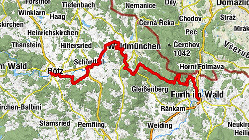 Trans Bayerwald Etappe 1: Furth im Wald - Rötz