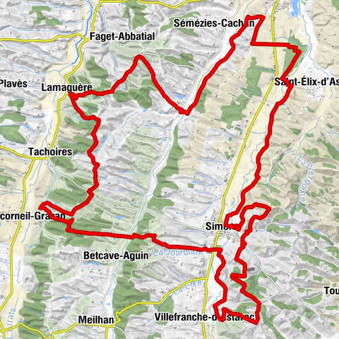 From Kaze to Yane - Mountain bike