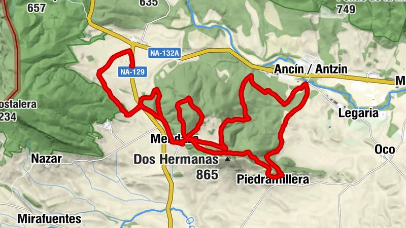 Sierra de Dos Hermanas - Camping Acedo Rute 8
