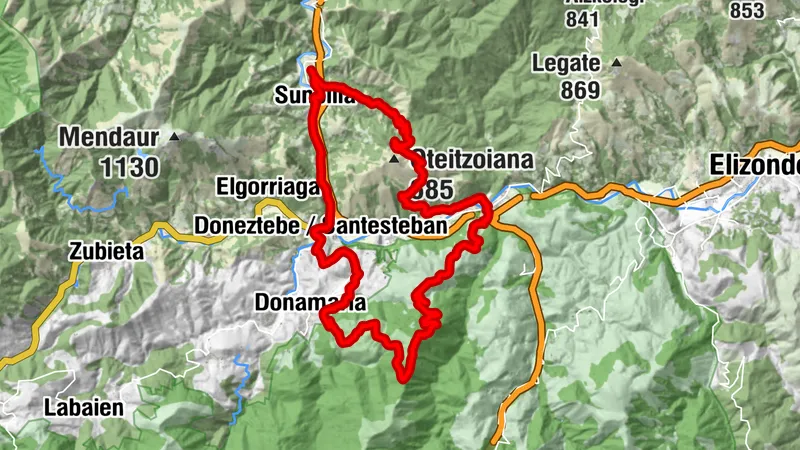 Demanda og Urkidi - Camping Aritzigain Rute 9