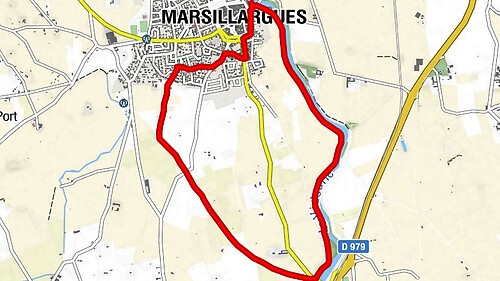 CIRCUIT LES BERGES DU VIDOURLE - ESPACE VTT FFC PAYS DE LUNEL