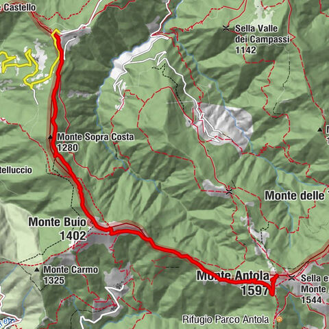 Sentiero 200 - Anello Borbera - Spinti - TAPPA 8/11 (San Fermo - Monte Antola) in camminata