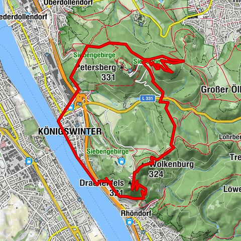 Wolkenburg und Nonnenstromberg