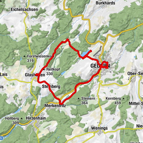 Runde Glashütten- Gedern- Glashütten