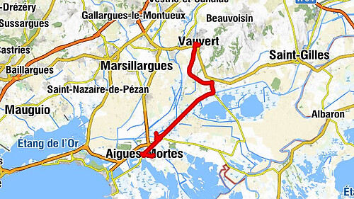 Aigues mortes à Vauvert