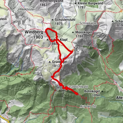 Familienwanderung auf die Schneealm im Naturpark Mürzer Oberland