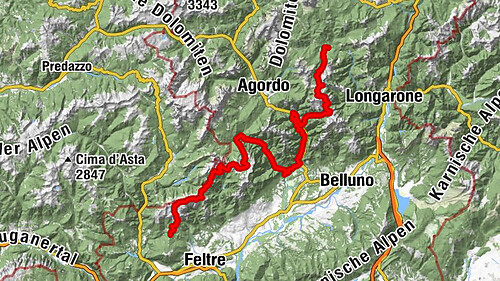 17 Alta via delle Dolomiti Bellunesi